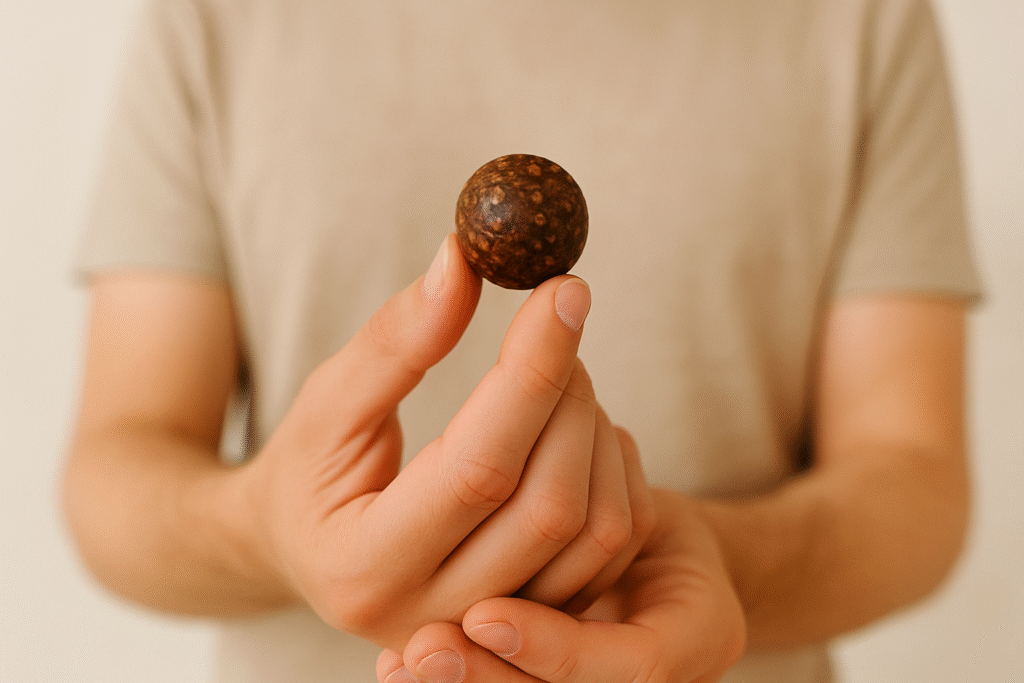 Person holding an Energy Ball